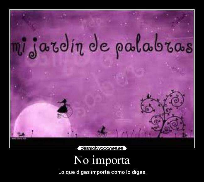 No importa - 