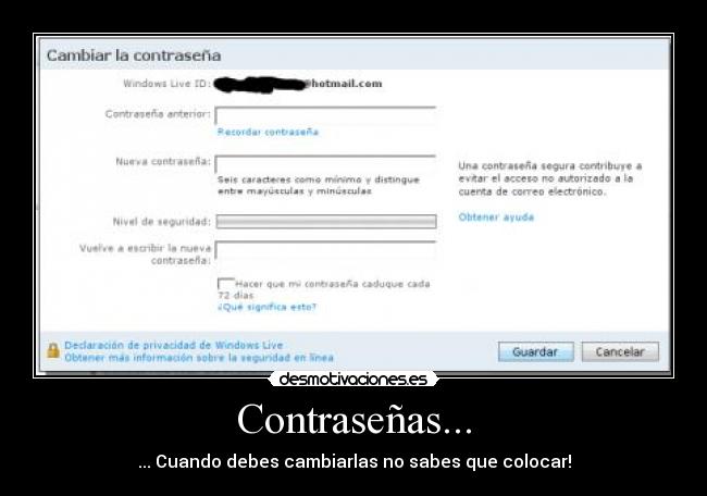 Contraseñas... - 