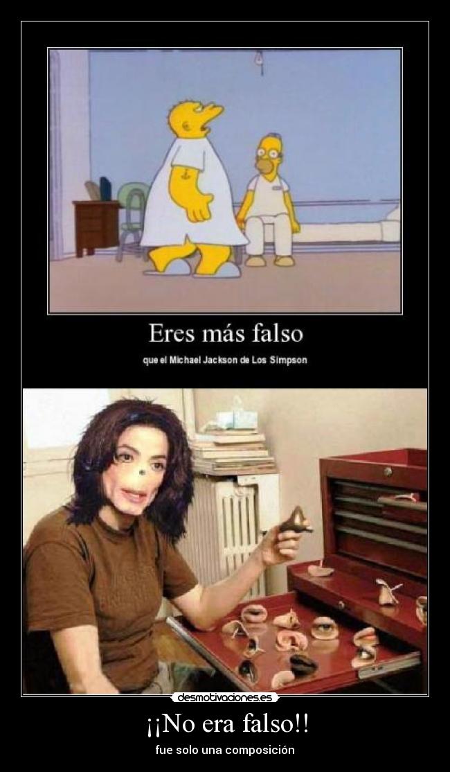 ¡¡No era falso!! - fue solo una composición