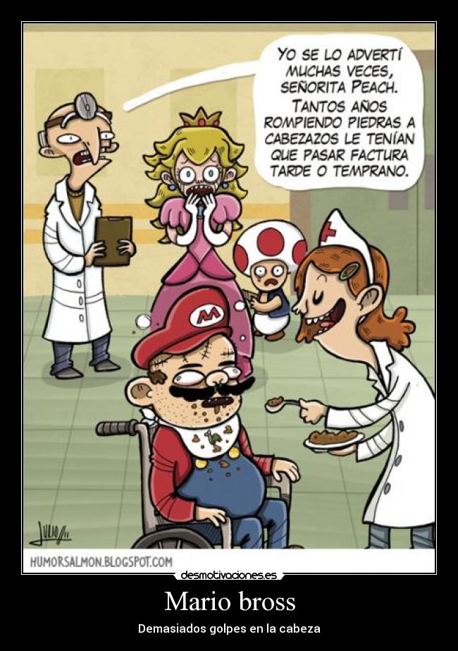 Mario bross - Demasiados golpes en la cabeza