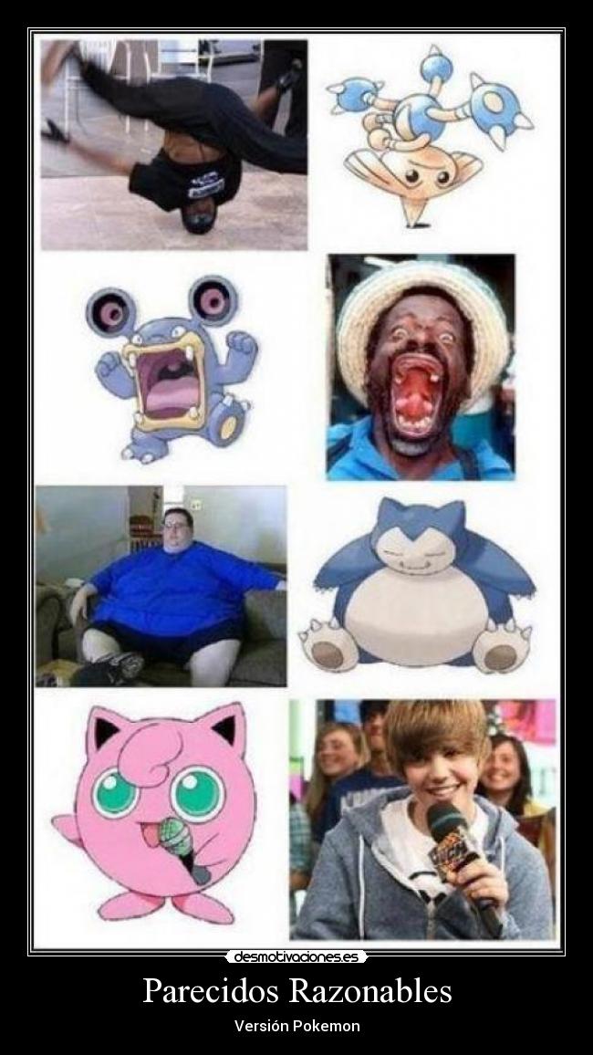 Parecidos Razonables - Versión Pokemon
