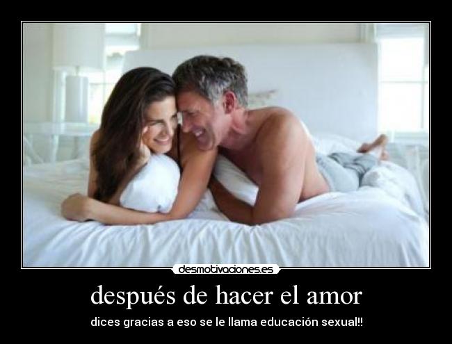 después de hacer el amor - 