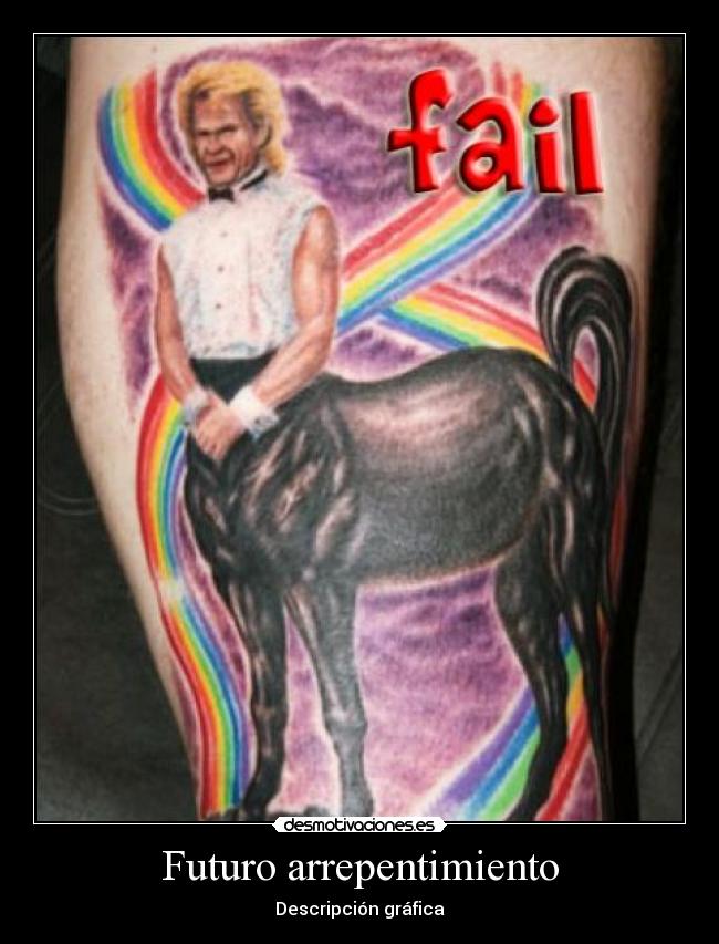 Futuro arrepentimiento - Descripción gráfica