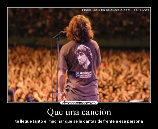 Que una canción -