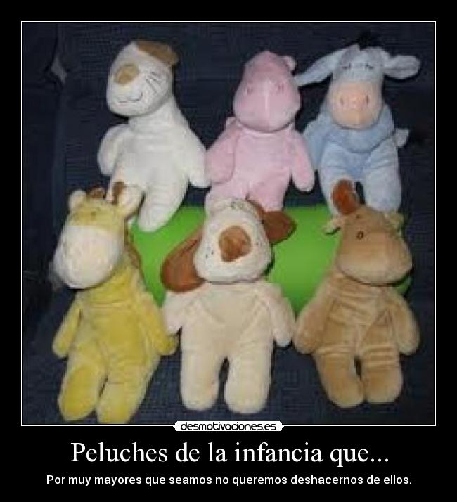 Peluches de la infancia que... -