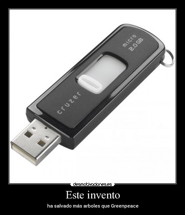 carteles pendrive greenpeace invento desmotivaciones