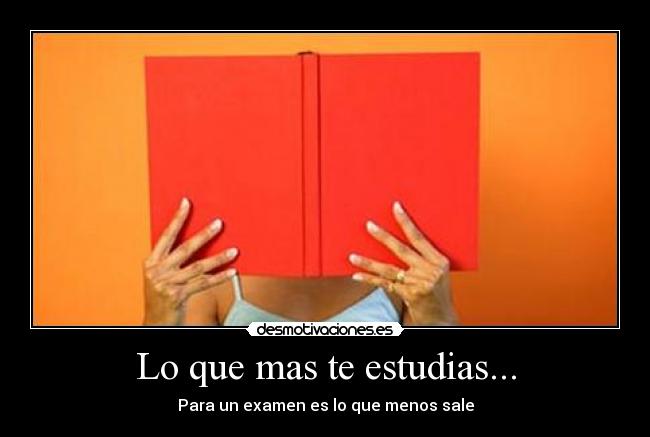 Lo que mas te estudias... - 
