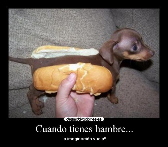 Cuando tienes hambre... - la imaginación vuela!!