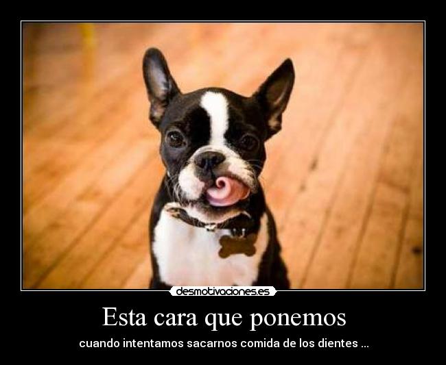 Esta cara que ponemos -