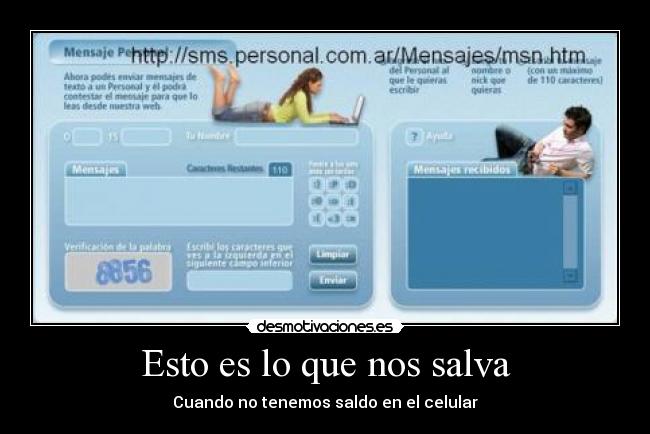 Esto es lo que nos salva -