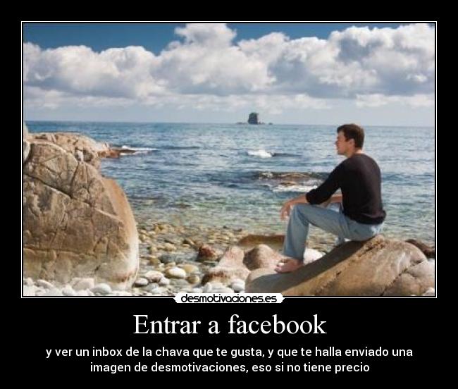 carteles facebook sentado pensando desmotivaciones