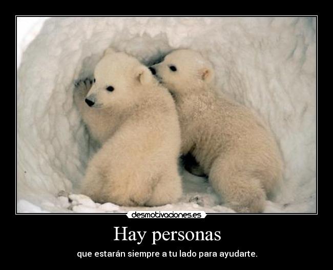 Hay personas -