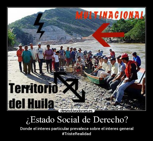 ¿Estado Social de Derecho? - Donde el interes particular prevalece sobre el interes general
#TristeRealidad