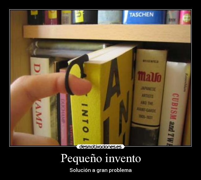 Pequeño invento - Solución a gran problema