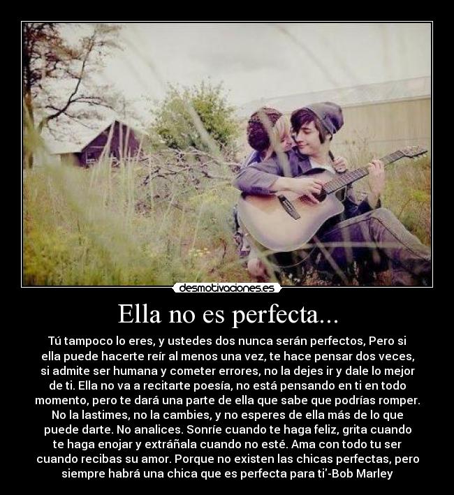 Ella no es perfecta... - 