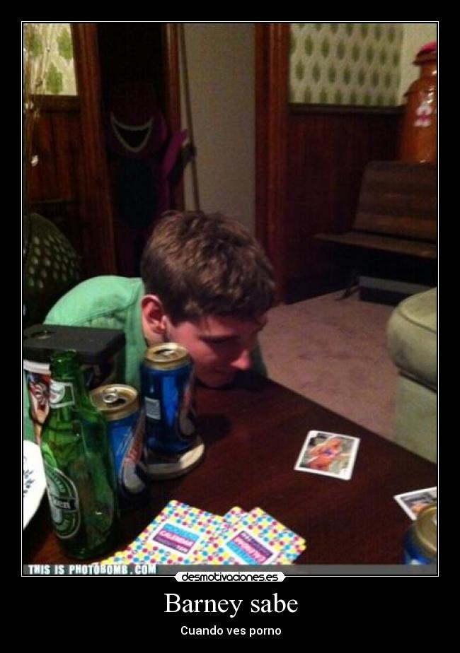 Barney sabe - Cuando ves porno