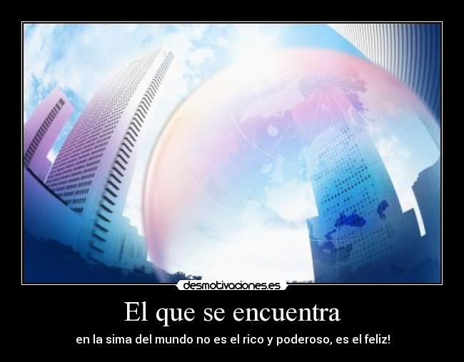 El que se encuentra -