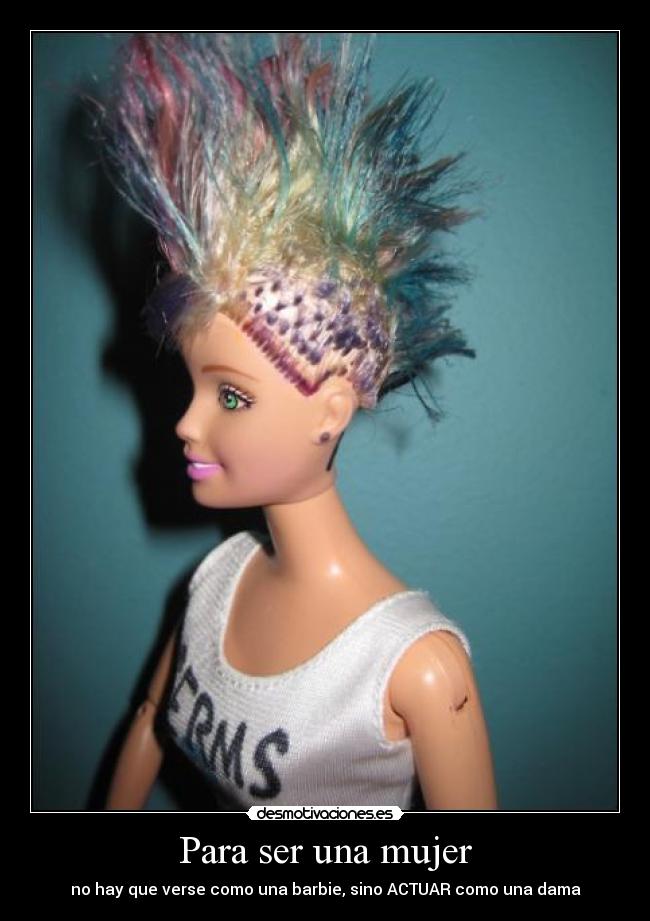 Para ser una mujer -