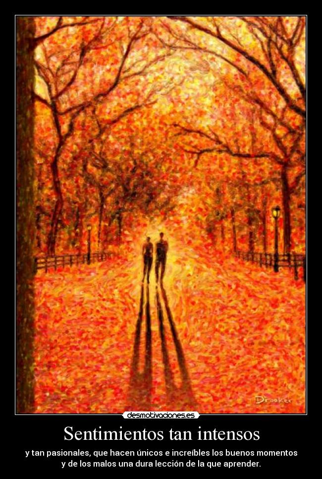 Sentimientos tan intensos -