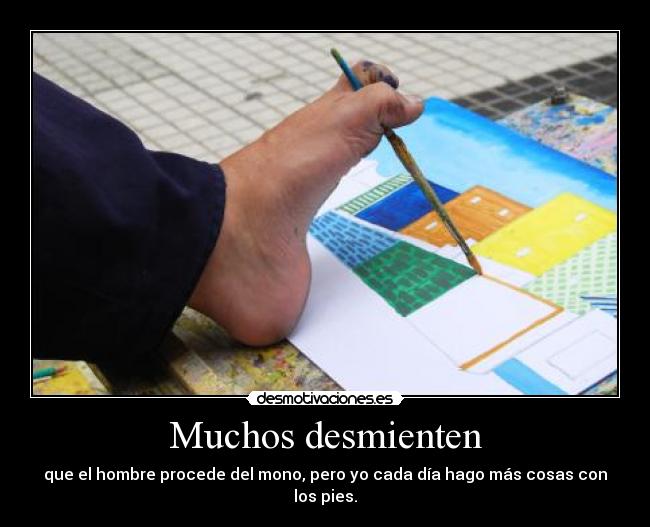 Muchos desmienten -