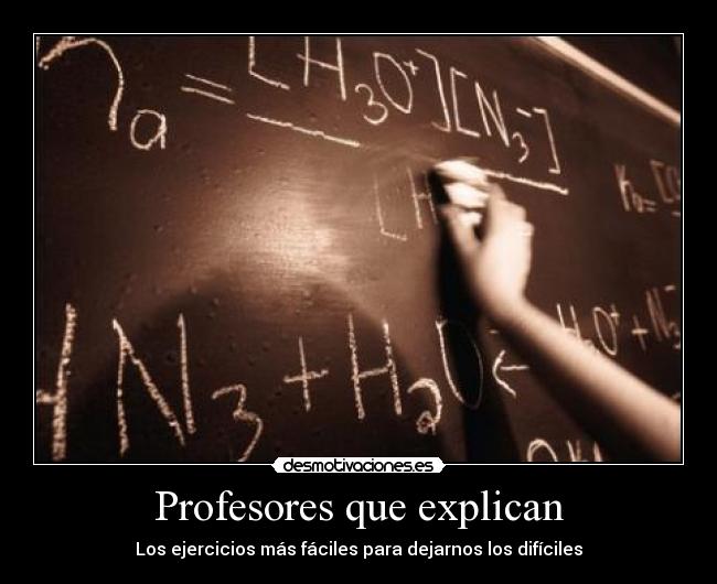 Profesores que explican -