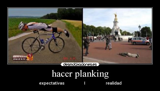 hacer planking - expectativas I realidad
