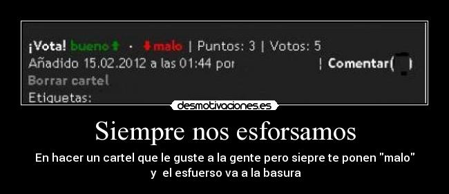 Siempre nos esforsamos - 