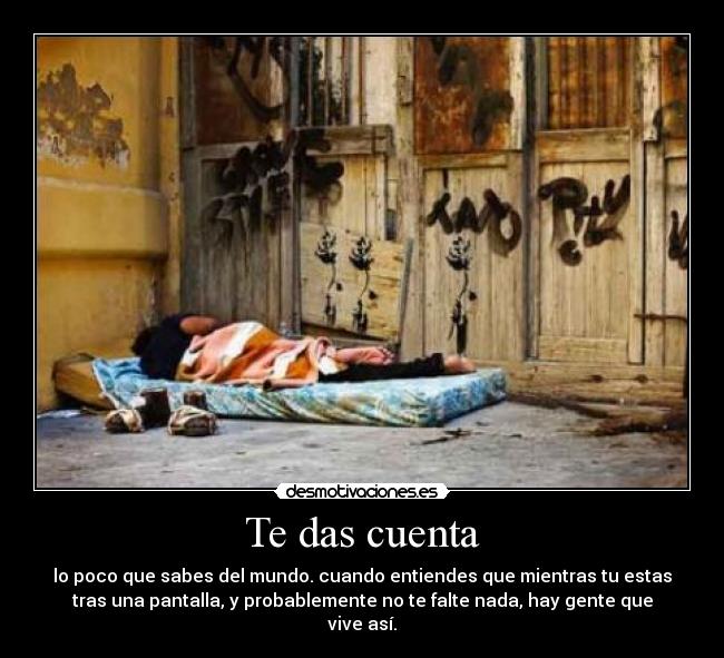 Te das cuenta - 
