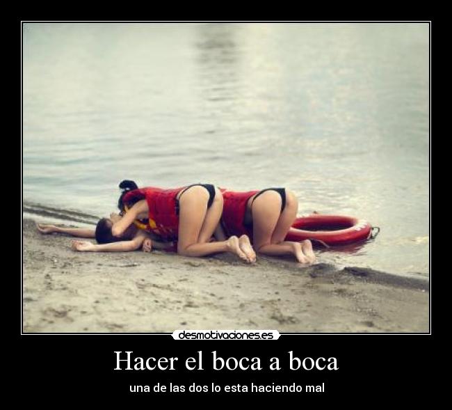 Hacer el boca a boca -