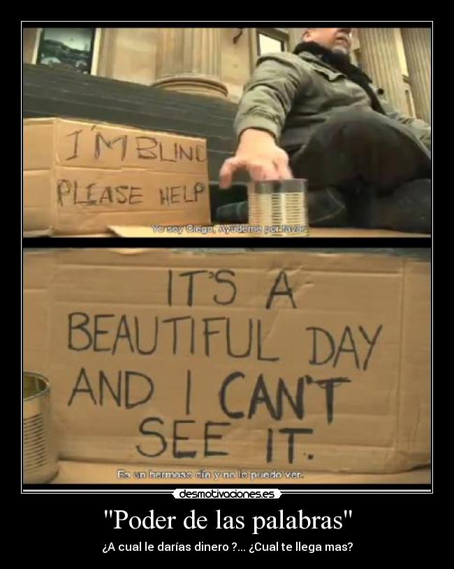 Poder de las palabras - 