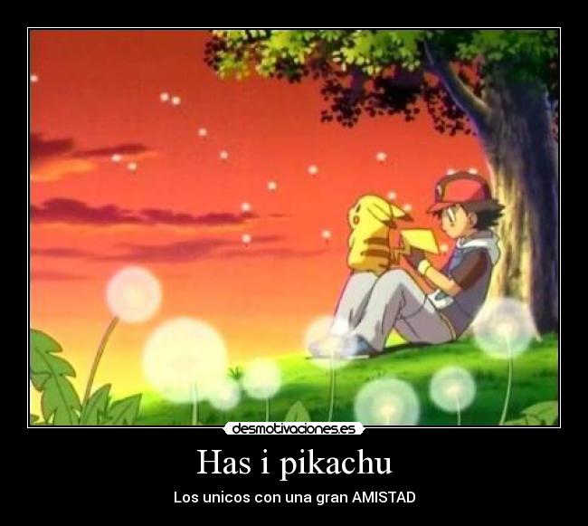 carteles pokemon pikachu amistad desmotivaciones