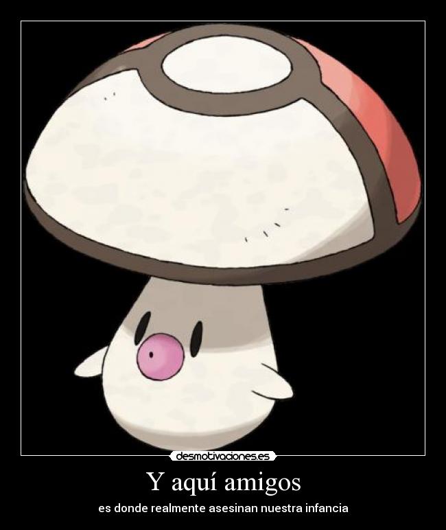 carteles amigos pokemon blanco negro mato los pokemons los digimons tambien desmotivaciones