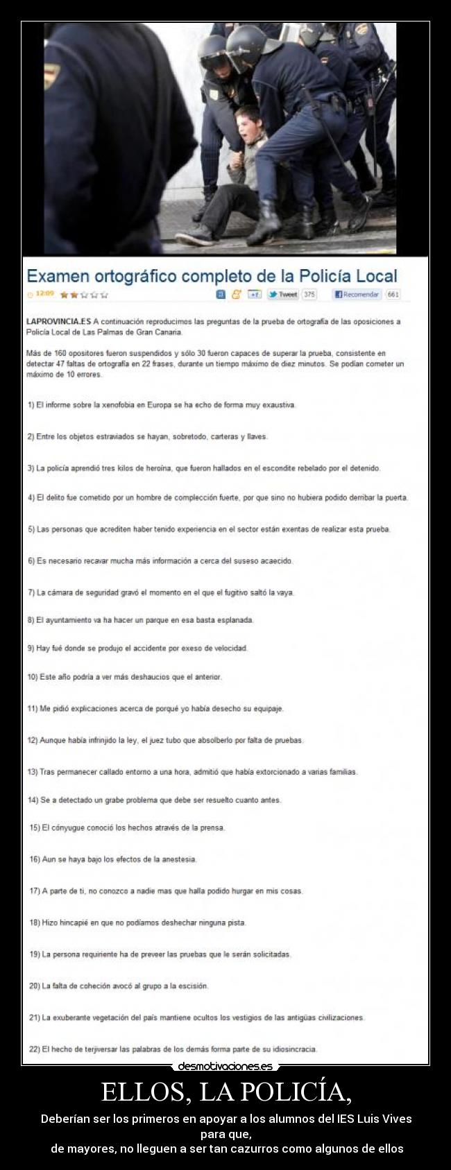 ELLOS, LA POLICÍA, -