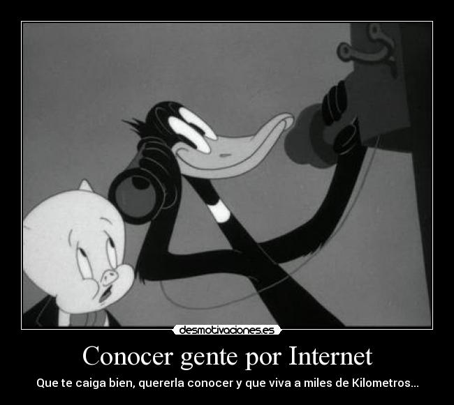 Conocer gente por Internet - 