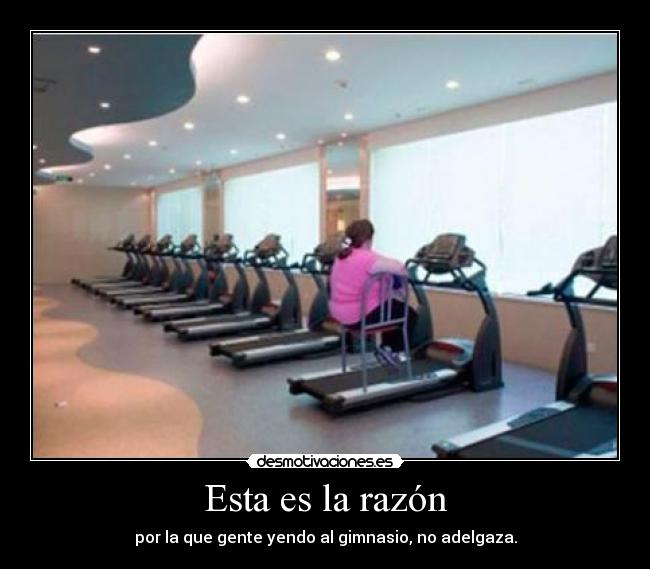 Esta es la razón - por la que gente yendo al gimnasio, no adelgaza.