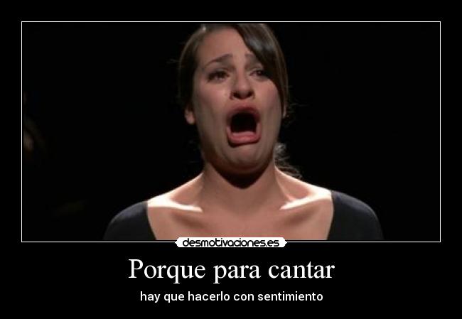 Porque para cantar -