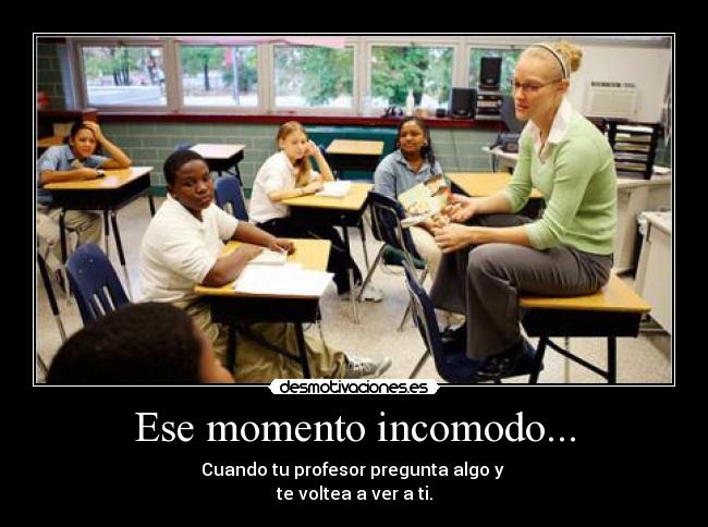 Ese momento incomodo... - 