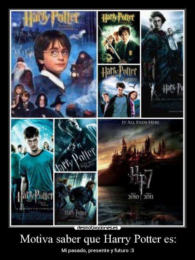 Motiva saber que Harry Potter es: - 
