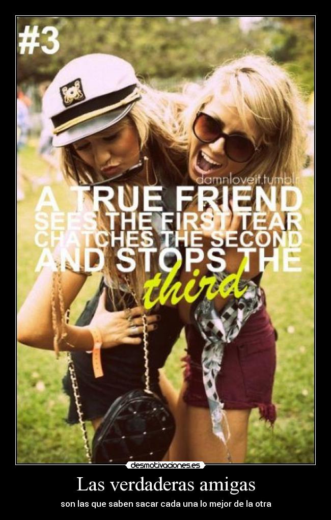 Las verdaderas amigas -