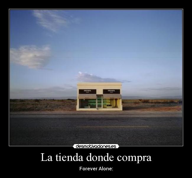 La tienda donde compra - Forever Alone: