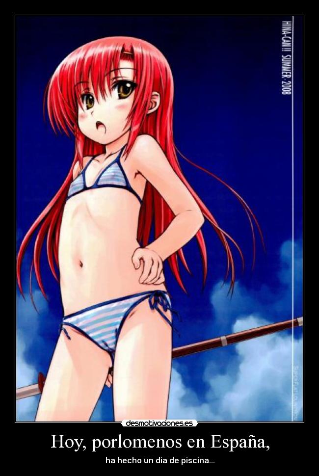 Hoy, porlomenos en España, - ha hecho un dia de piscina...