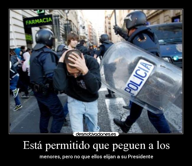 Está permitido que peguen a los -