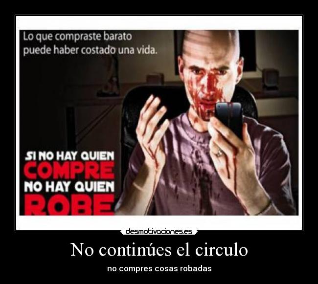 No continúes el circulo -