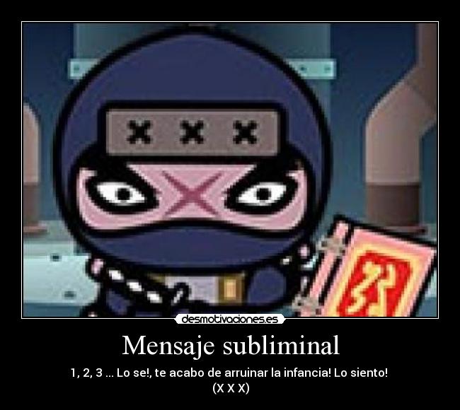 carteles mensaje subliminal desmotivaciones