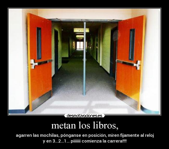 metan los libros, - 