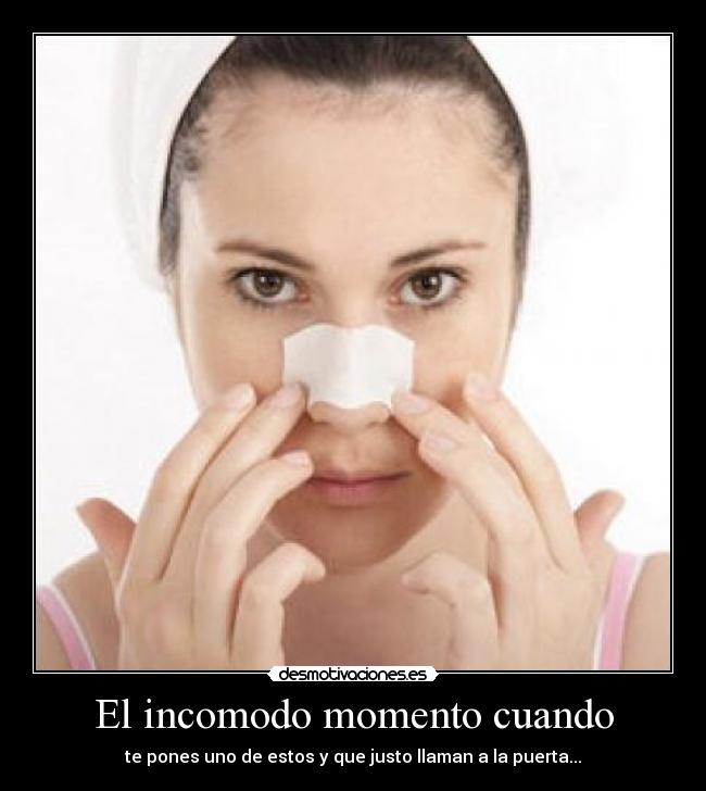 El incomodo momento cuando - te pones uno de estos y que justo llaman a la puerta...