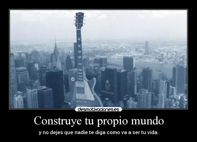 Construye tu propio mundo -