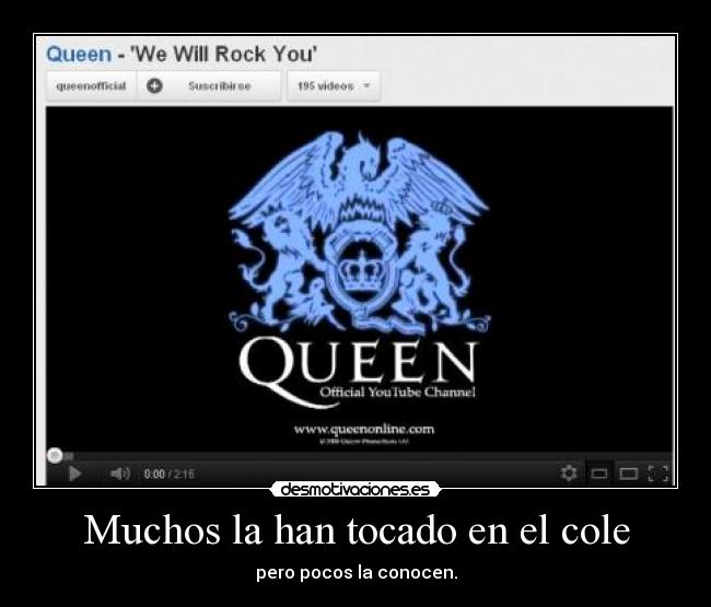 Muchos la han tocado en el cole -