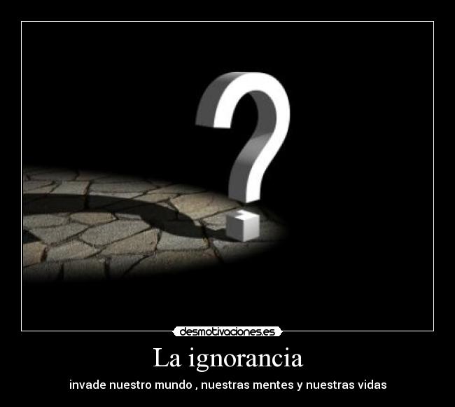 La ignorancia -