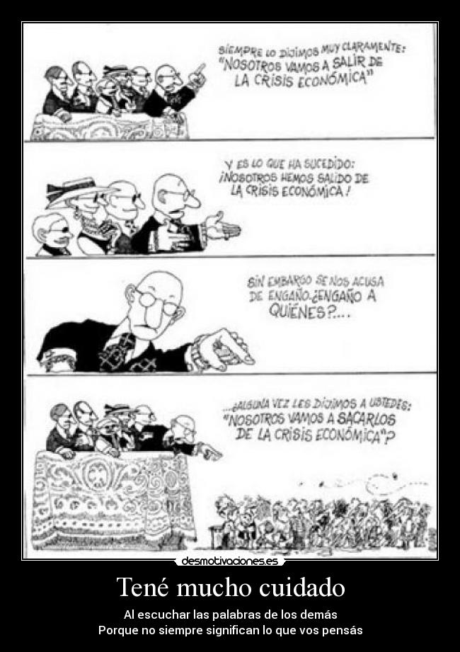 Tené mucho cuidado - 